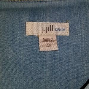 J jill denim tunic